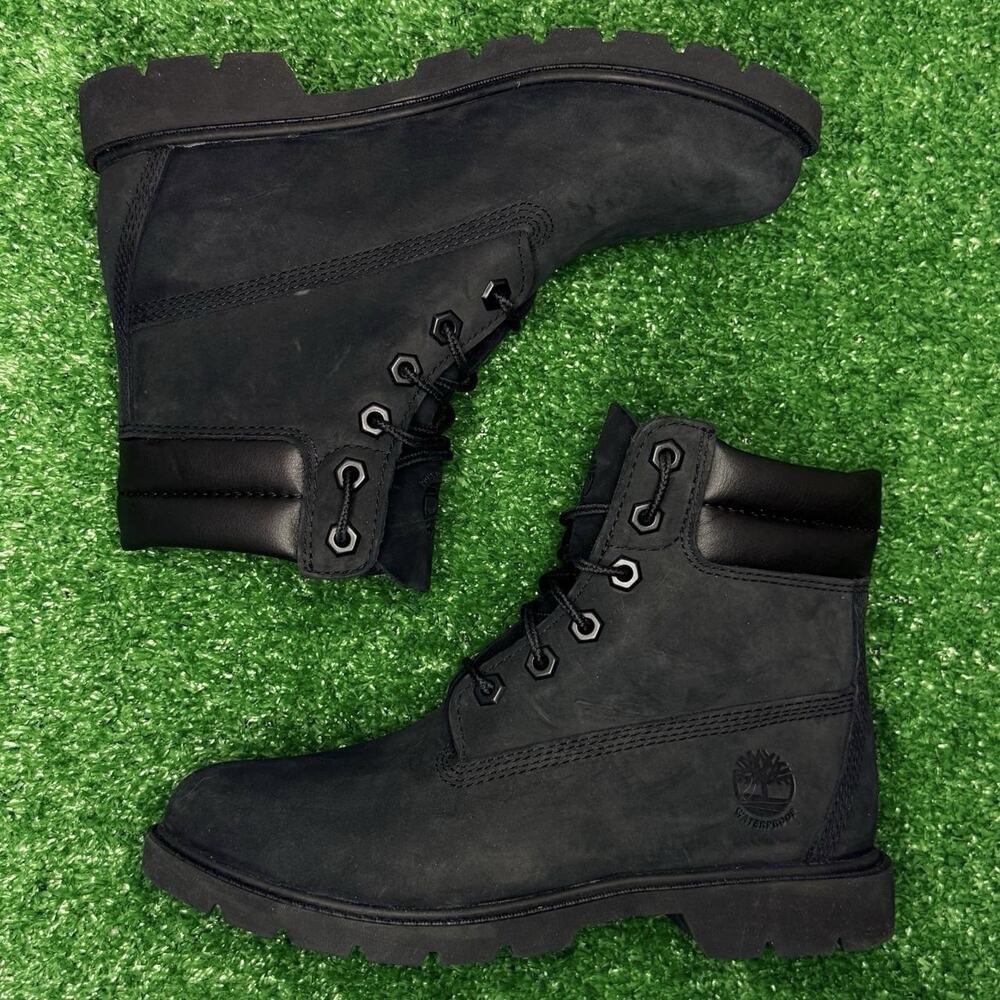Timberland Women's Linden Woods 6-Inch Waterproof Boot 6 Size Black Nubuck New